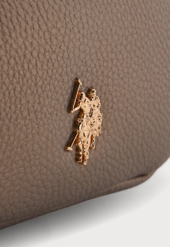 auksinė U.S. POLO ASSN. Rankinė ant peties 'MANSION': priekis