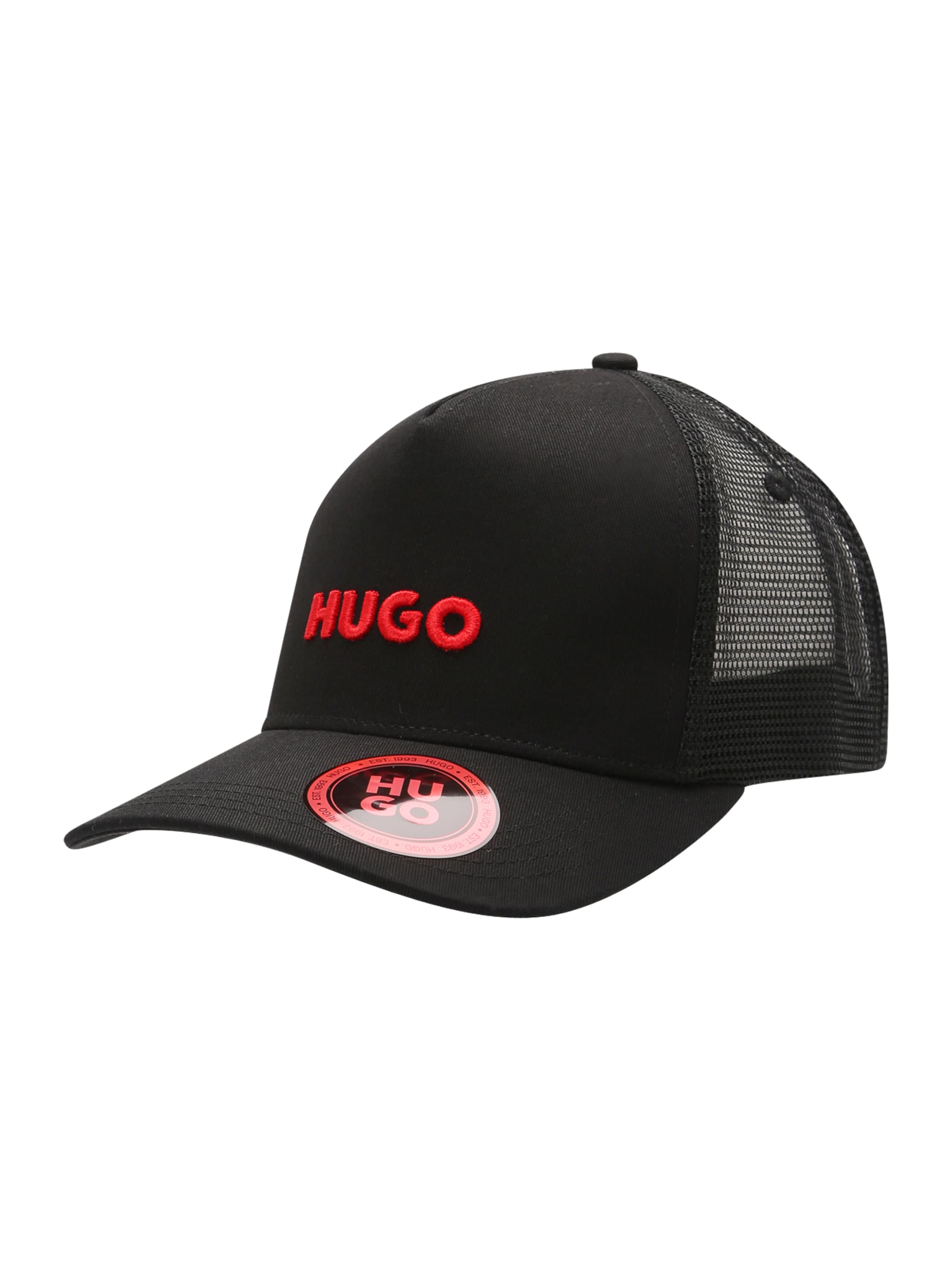 HUGO Sapkák 'Marsel' - fekete: elől