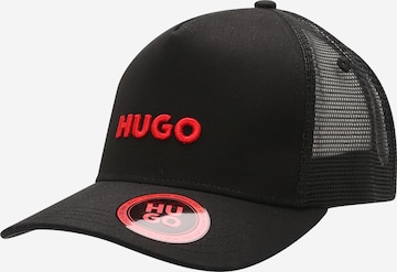HUGO Cap 'Marsel' in Schwarz: Vorderseite