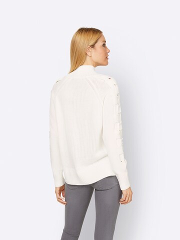 Pull-over heine en blanc