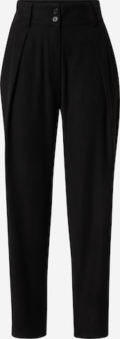 ABOUT YOU Loose fit Pleat-Front Pants 'Alina' in Black: front