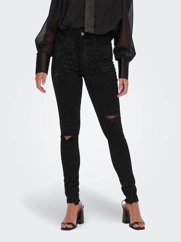 ONLY Skinny Jeans 'Posh' in Black: front