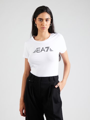 EA7 Emporio Armani Футболка в Белый: спереди