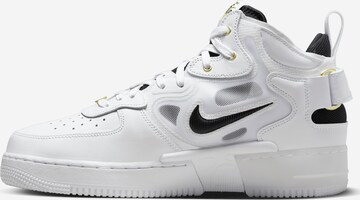 Nike Sportswear - Sapatilhas altas 'Nike Air Force 1 Mid React' em branco: frente