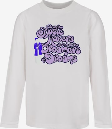 T-Shirt 'Willy Wonka - Dreamers' ABSOLUTE CULT en blanc : devant
