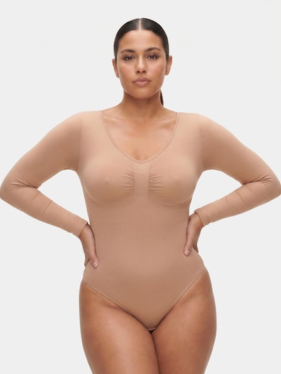 ESTRELL Shaping bodysuit 'Sculpting Shapewear Thong Body – Longsleeve' in S in Beige, Item view