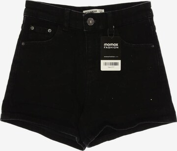 Pull&Bear Shorts XS in Schwarz: predná strana