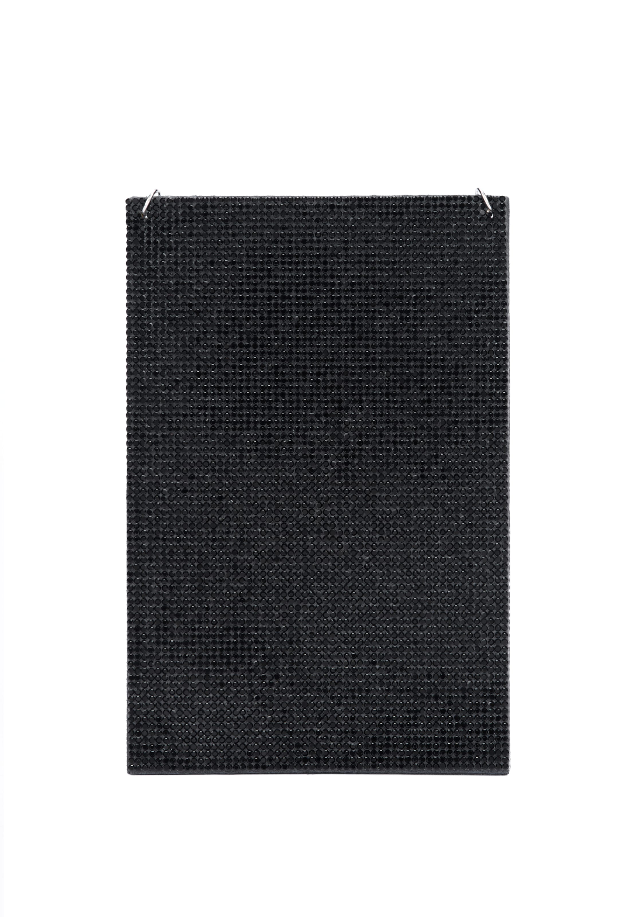 faina - Bolso de hombro en negro: frente