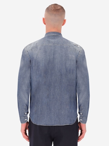 Distretto12 Regular fit Overhemd in Blauw