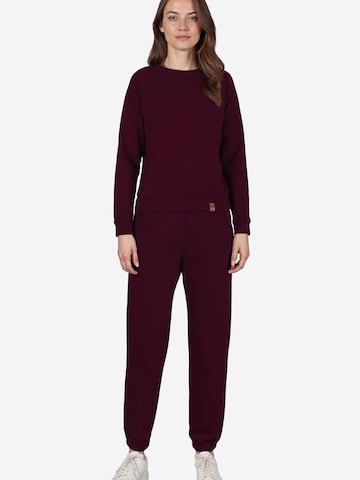 Vivisence Joggingpak '9204 Set' in Rood: voorkant