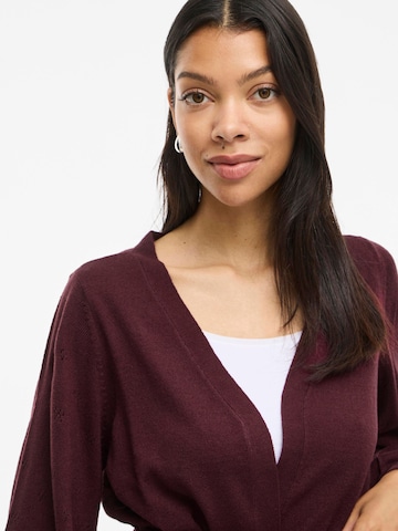VILA Knit cardigan 'VIAVA' in Red