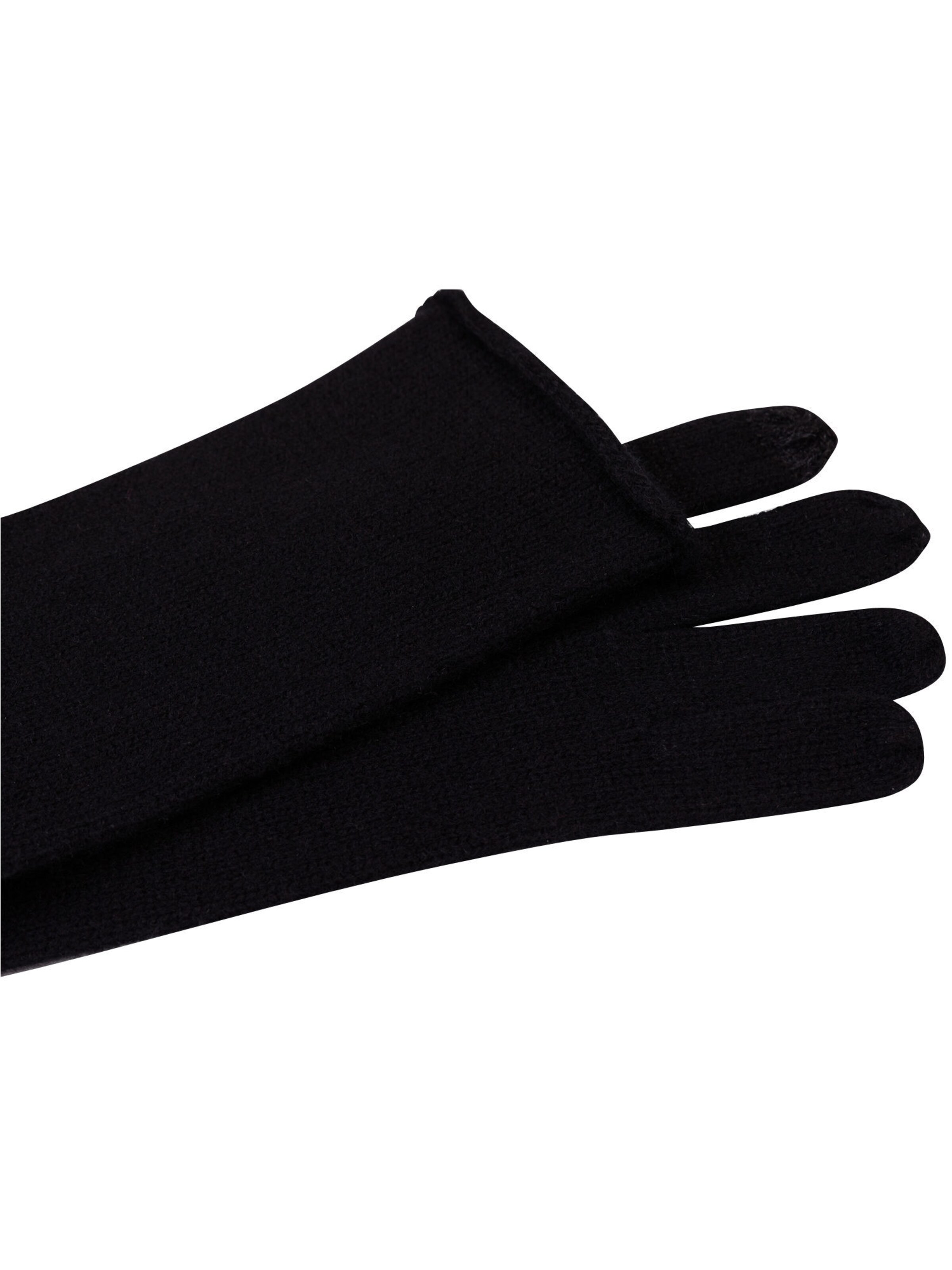 CASH-MERE.CH Fingerhandsker i sort