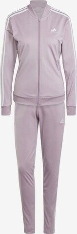 ADIDAS SPORTSWEAR Tracksuit 'Essentials' in Purple: front