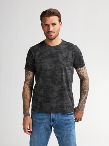 Petrol Industries T-Shirt 'Provo' in Schwarz: Vorderseite