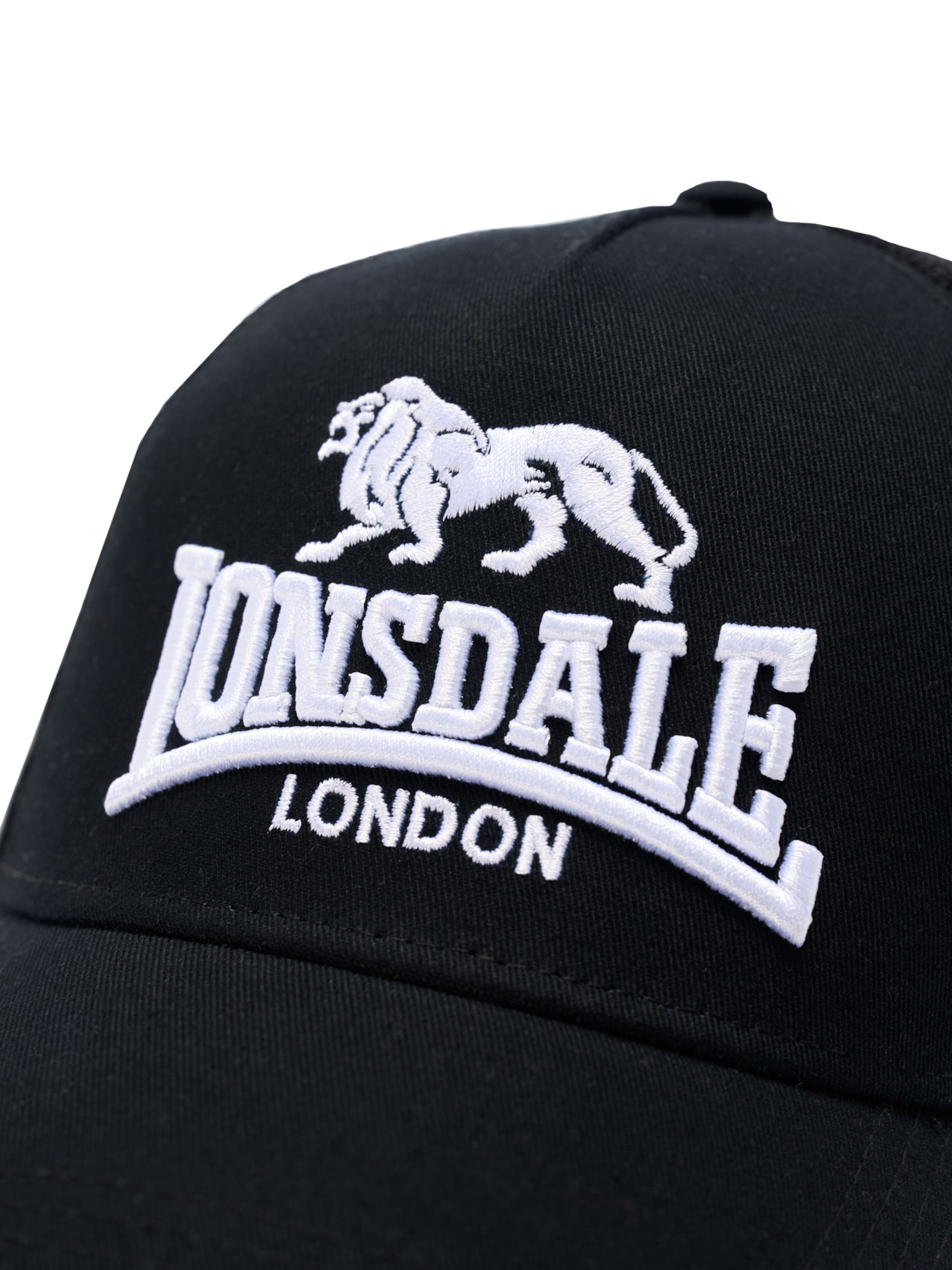 LONSDALE - Boné 'Hollinhurst' em preto