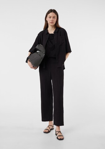 Haut comma casual identity en noir