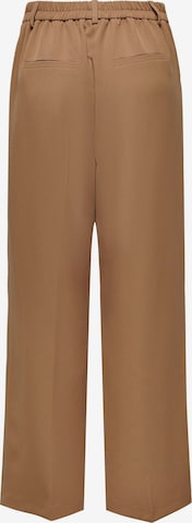 JDY Wide leg Pleat-front trousers 'KENYA' in Brown