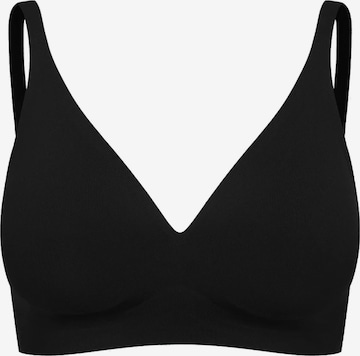 Soutien-gorge 'Comfort Push-Up BH' cfab (formerly creamy fabrics) en noir : devant