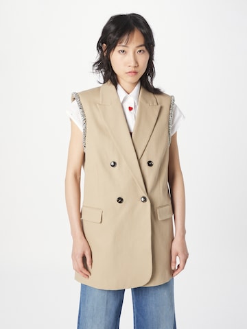 2NDDAY Vest 'Zola' in Beige: front