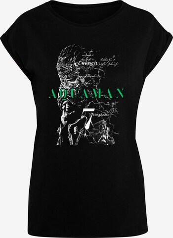 T-shirt 'Aquaman - The Trench Sketch' ABSOLUTE CULT en noir : devant
