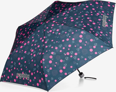 ergobag Regenschirm in rauchblau / pink, Produktansicht