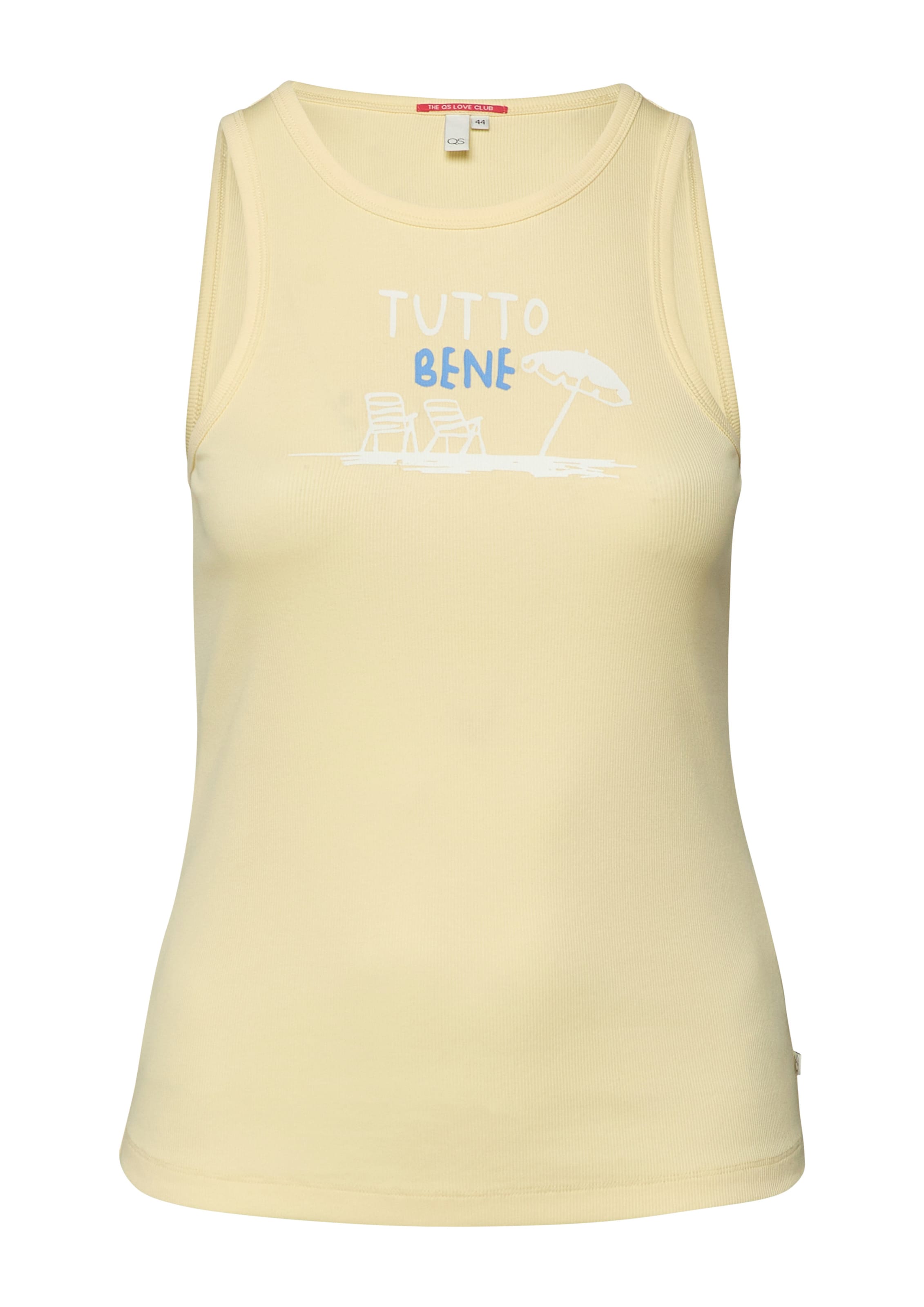 QS Shirt in Yellow: front