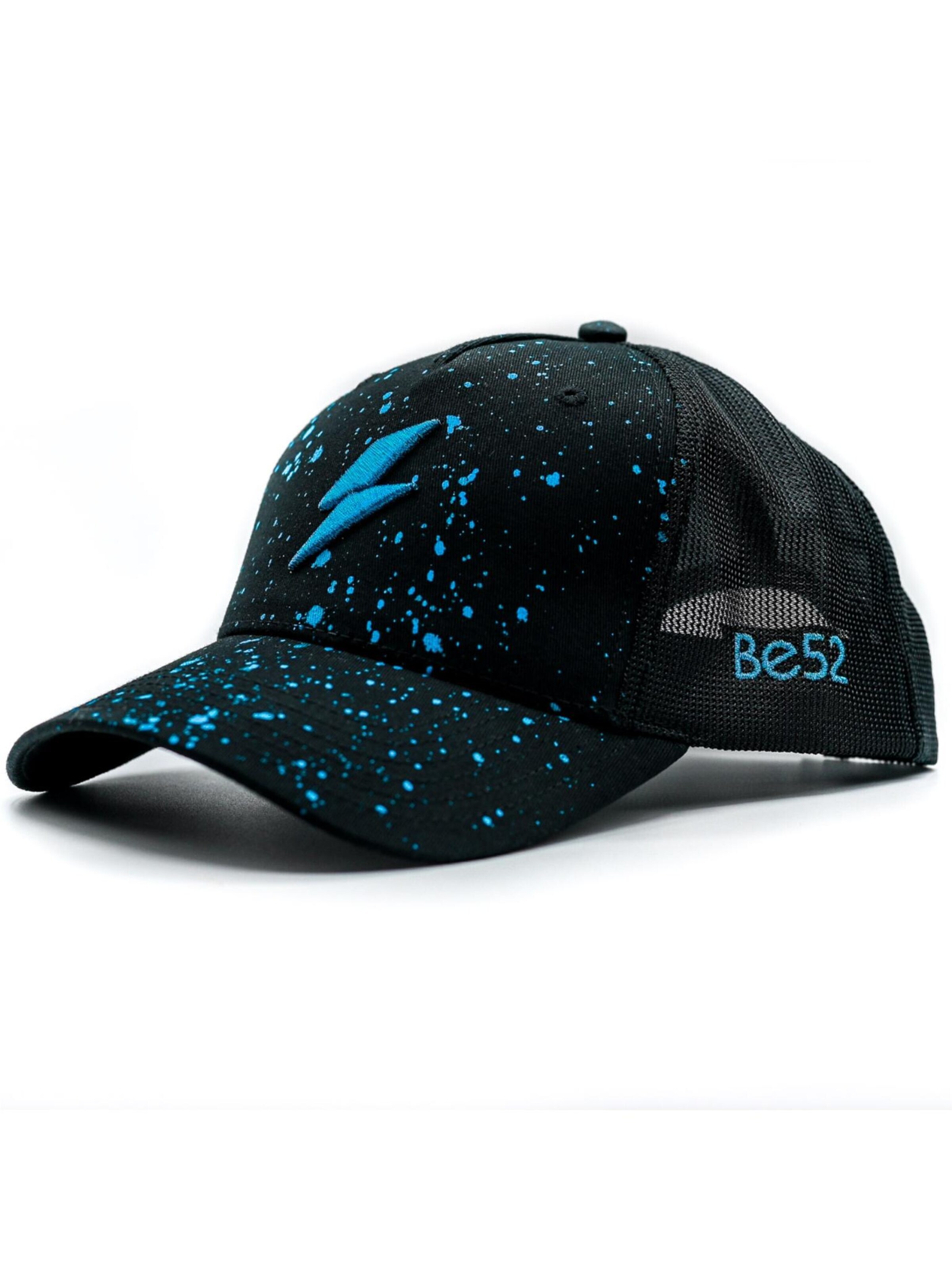Be52 Cap 'Bolt splash premium' in Blue: front