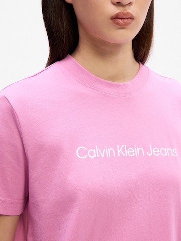 Calvin Klein Jeans T-Shirt in Pink