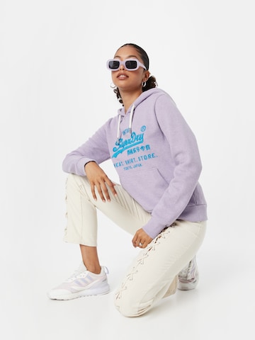 Superdry Sweatshirt i lila