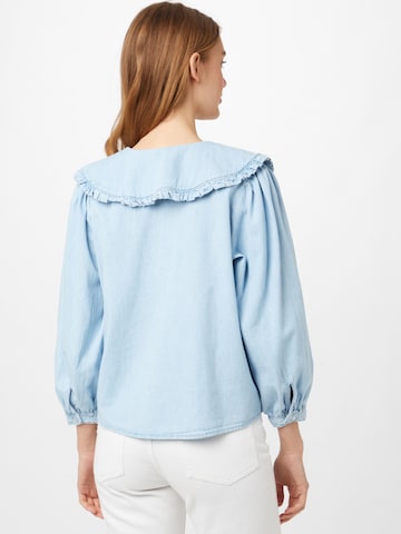 LEVI'S ® Блуза 'Mimmi Collar Blouse' в синьо