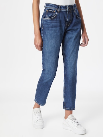 Pepe Jeans Slimfit Jeans in Blauw: voorkant