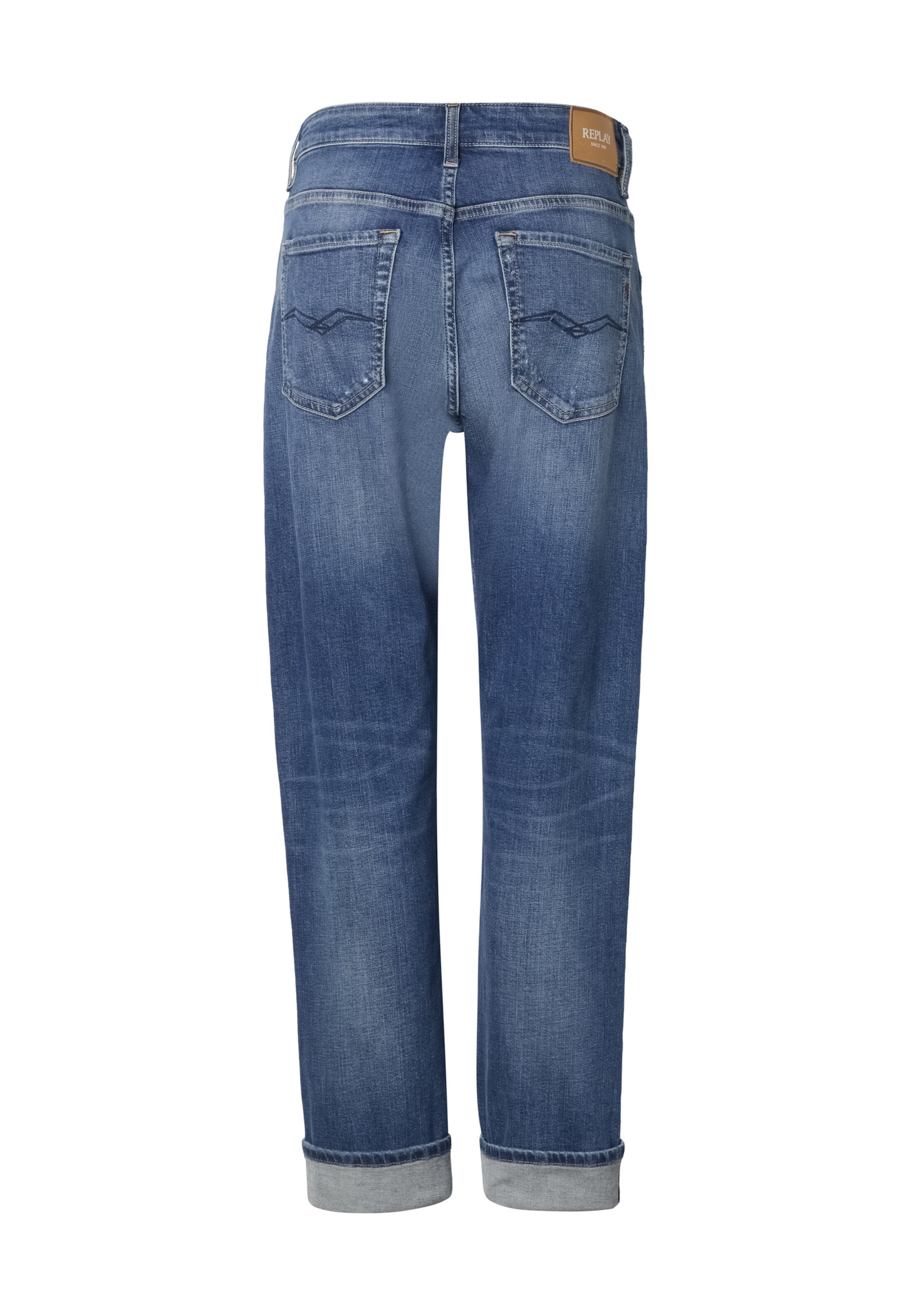 REPLAY Regular Jeans in Blau: Rückseite