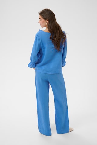 Wide Leg Pantalon 'CRBellis' Cream en bleu