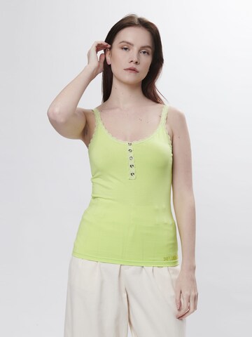 Top di Influencer in verde: frontale