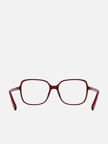 Lunettes de soleil Longchamp en rouge