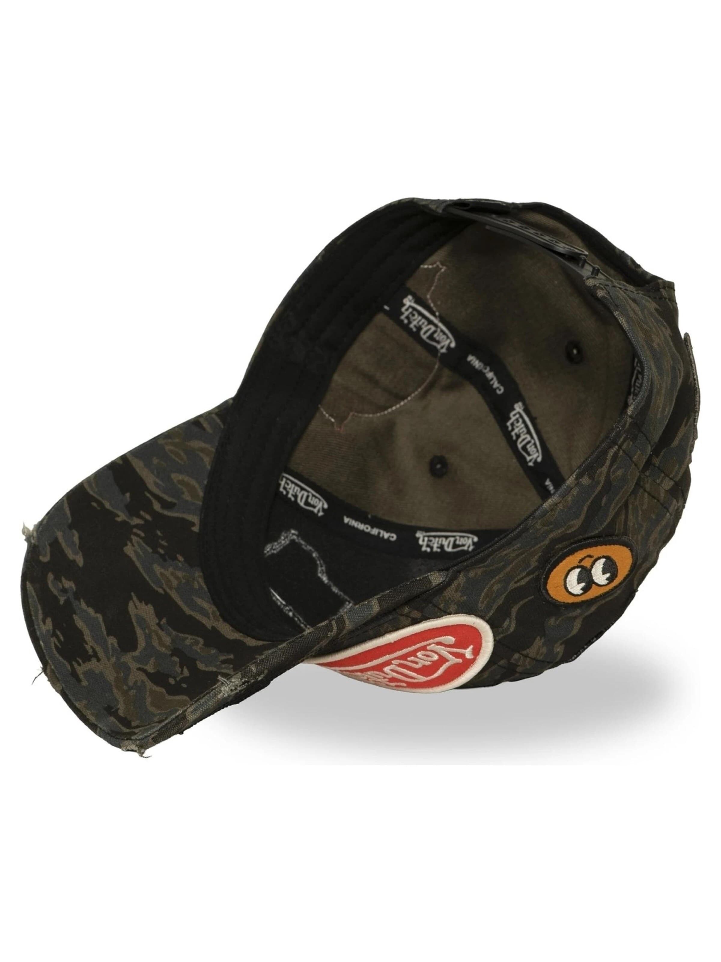 Von Dutch - Gorra 'Gorra von dutch verde camo01 full patches distressed cap 6' en verde