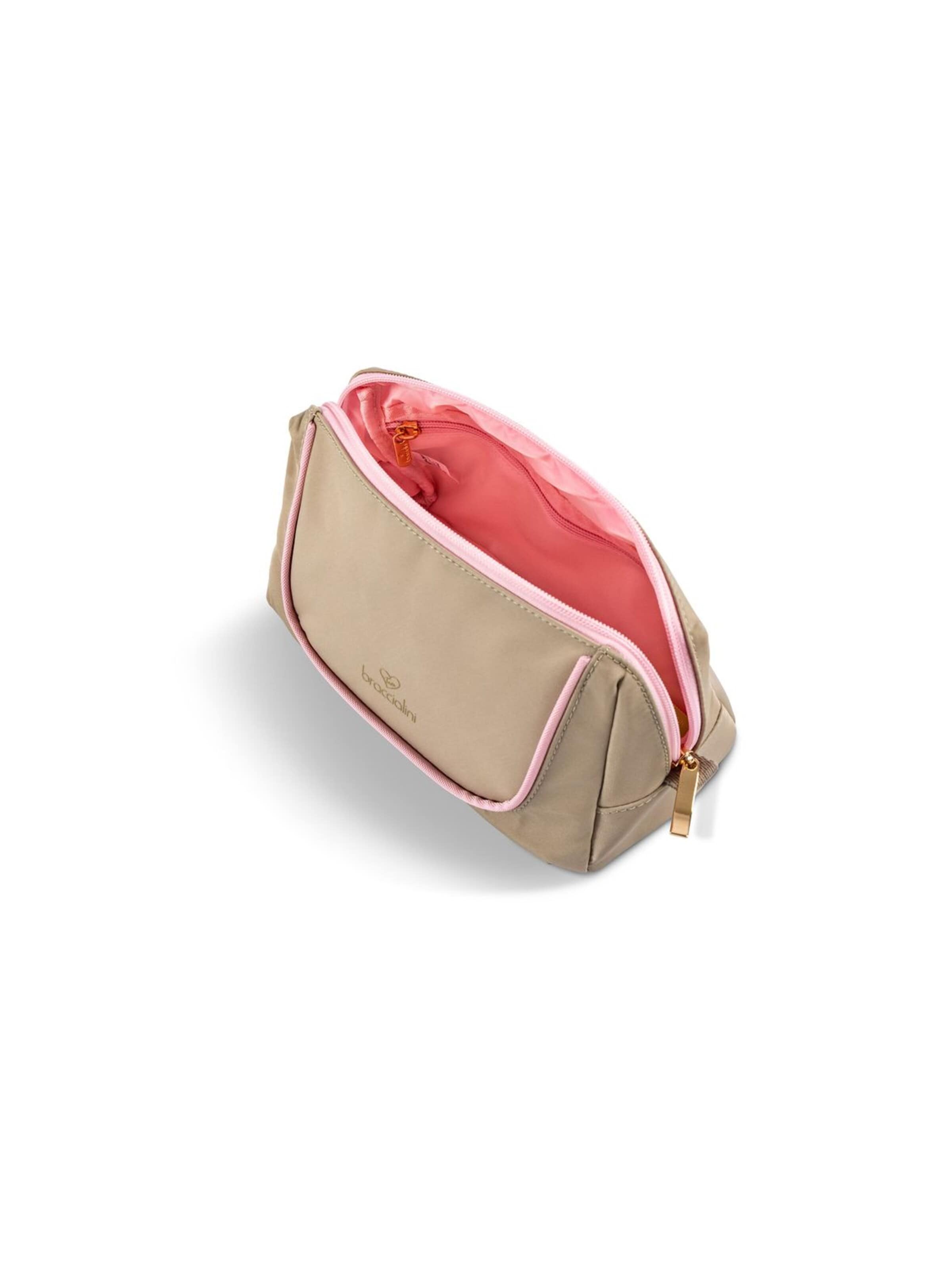 Braccialini Cosmetic Bag 'Milly' in Beige