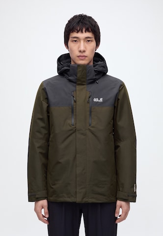Veste outdoor 'JASPER PRO' JACK WOLFSKIN en vert : devant