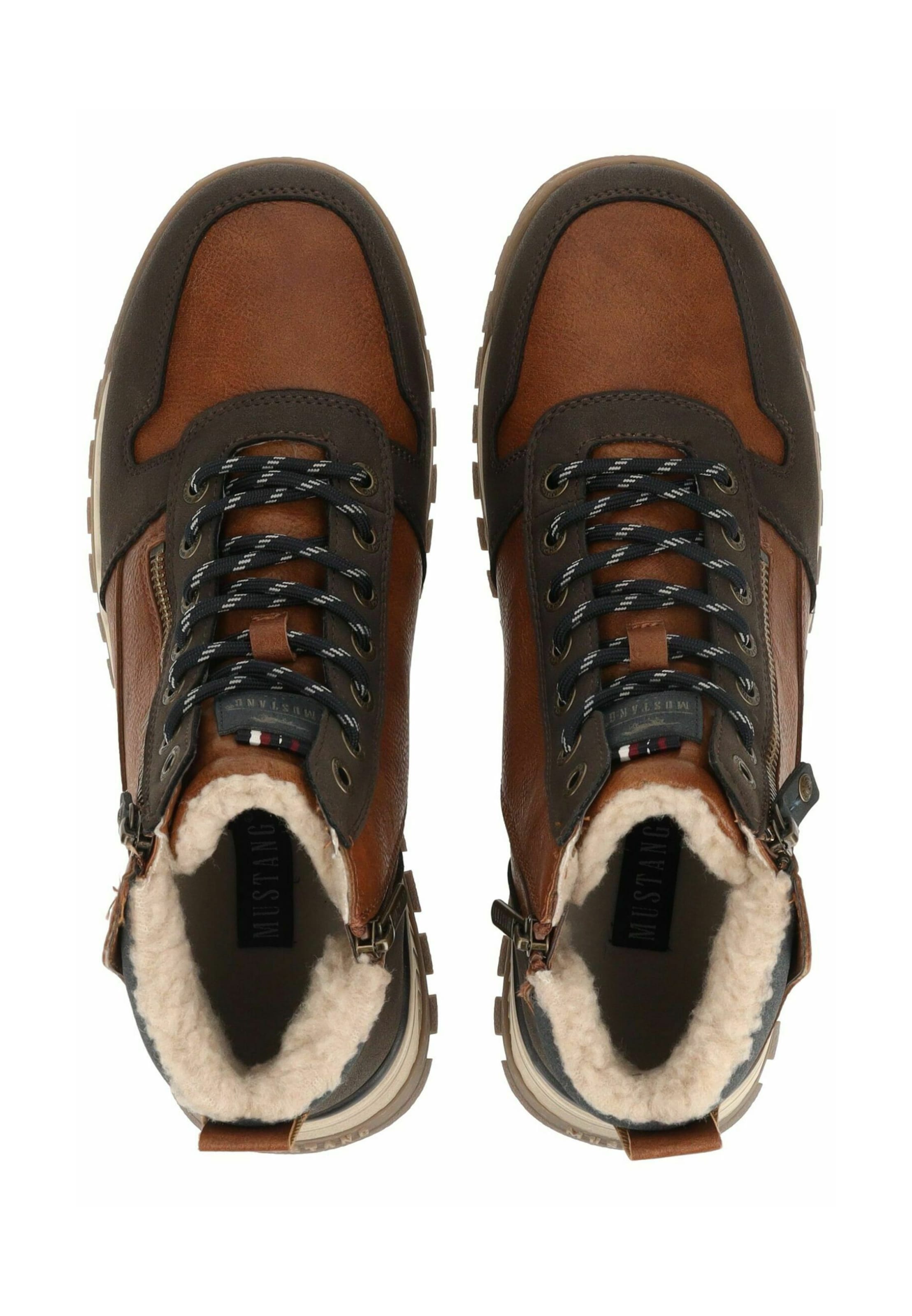 MUSTANG - Botas con cordones en marrón