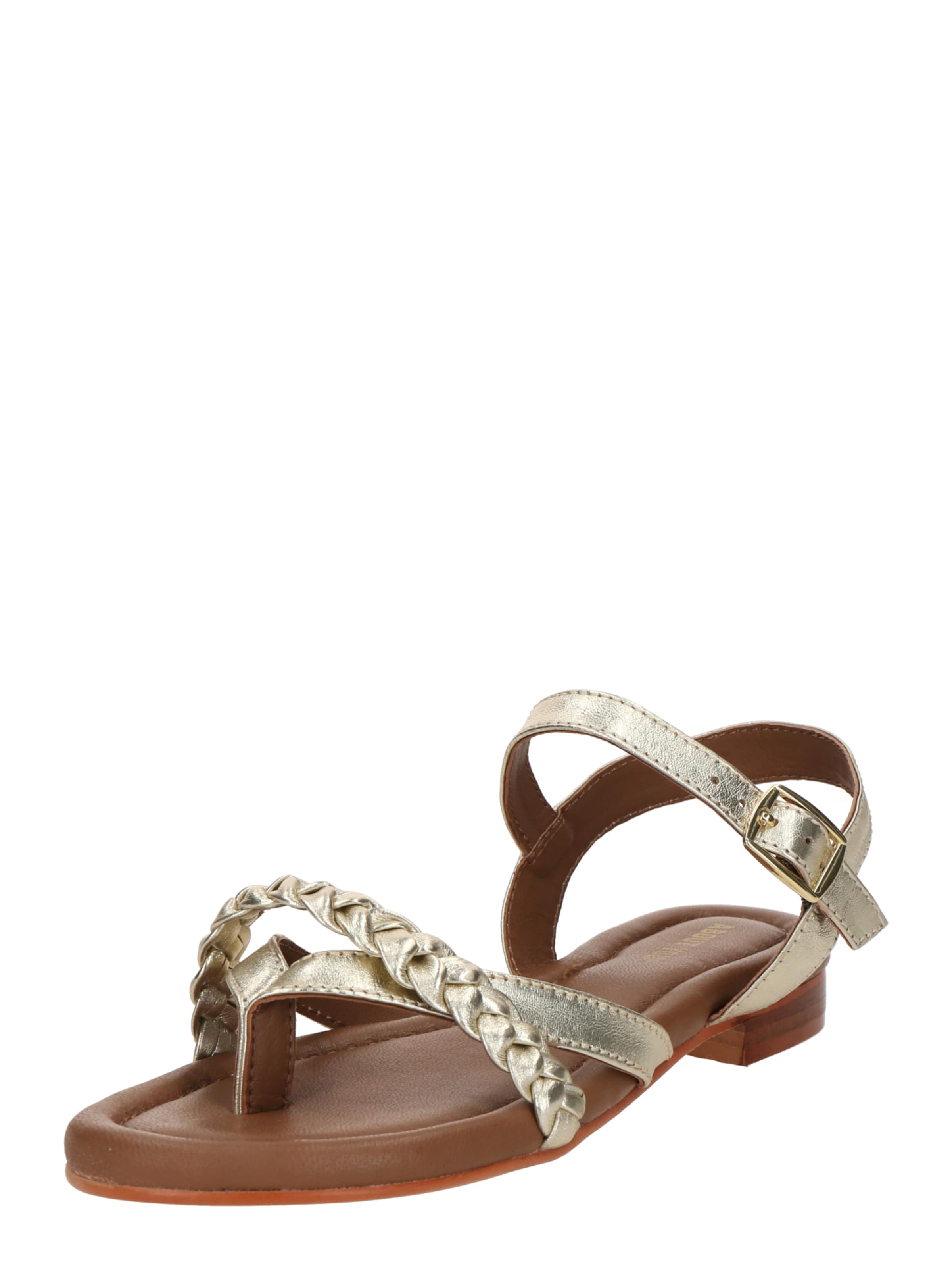 ABOUT YOU Strap Sandals &#x27;Hailey&#x27; in Gold: front