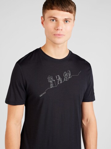 super.natural Performance Shirt 'HIKING' in Black