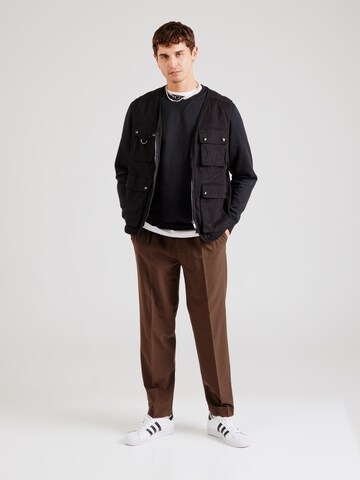 Vintage Industries - Sudadera 'Greeley' en negro