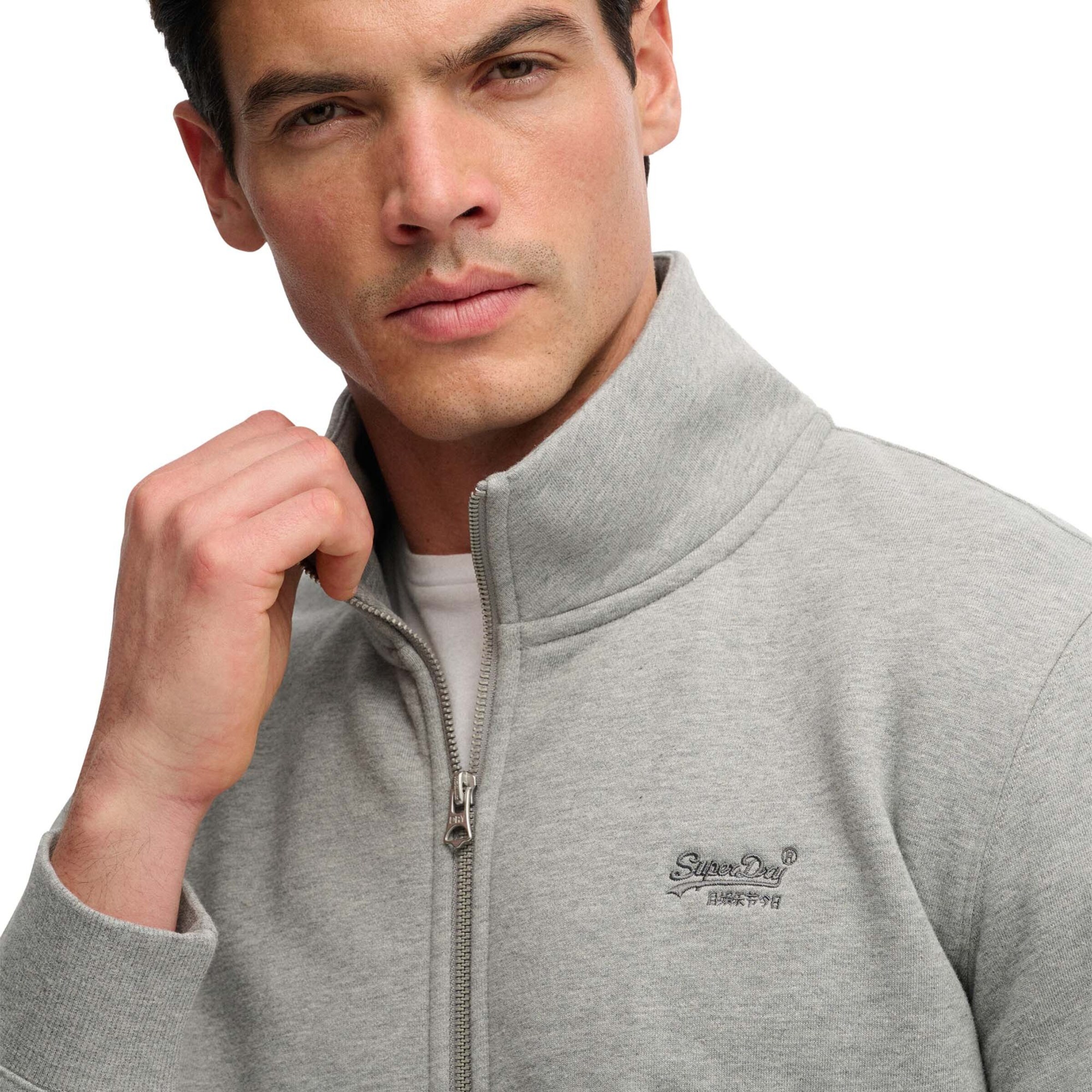 Superdry & Co Sweatjacke in Grau