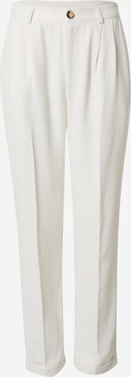 Smiles Pantalon à plis 'Marlo' en beige / beige chiné / blanc cassé, Vue avec produit