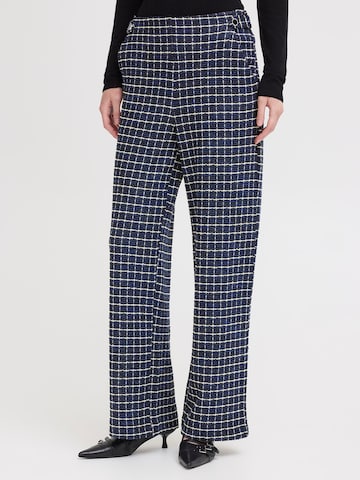 Loosefit Pantalon 'IHKATE CLOULE' ICHI en noir : devant
