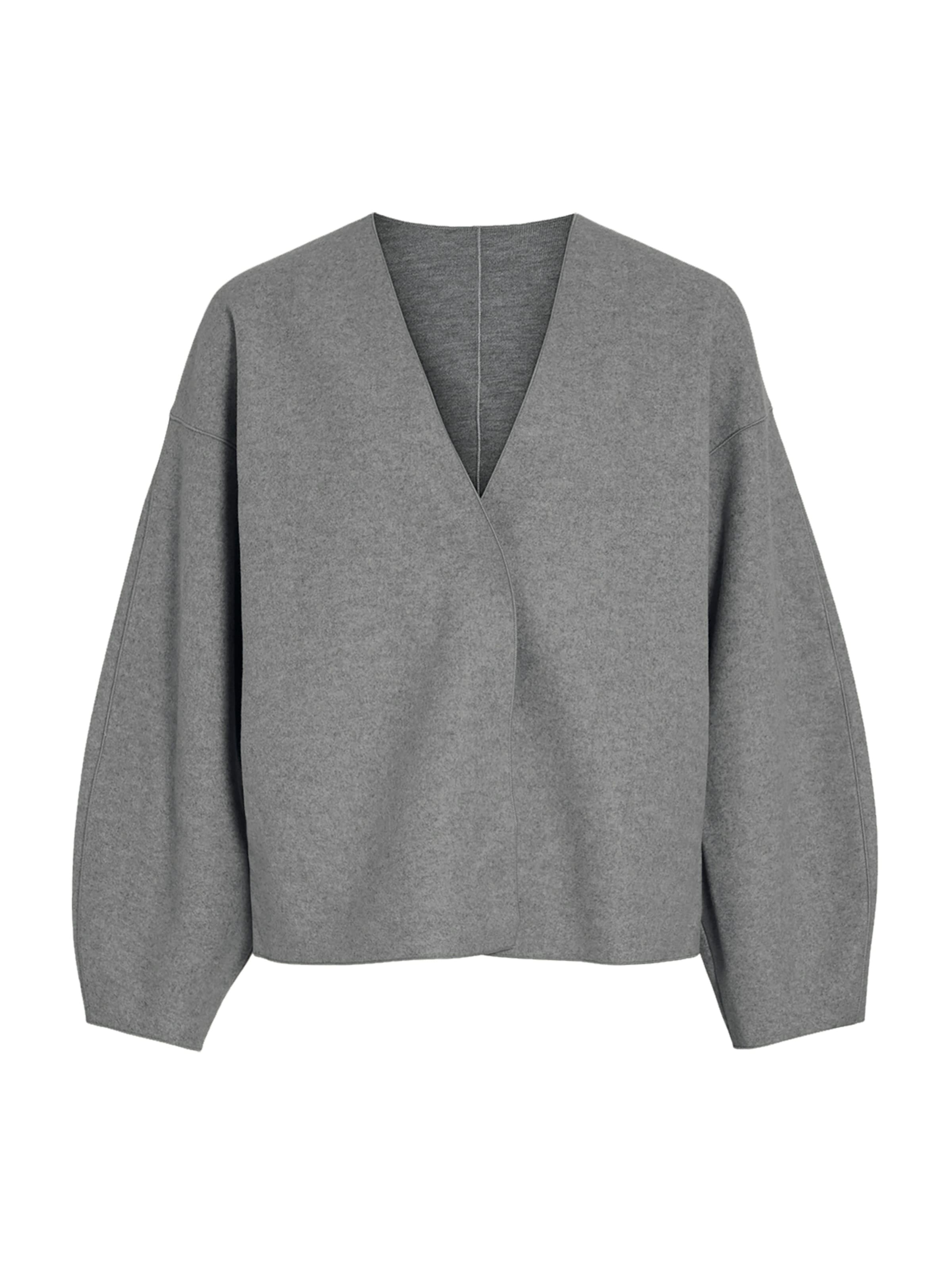 VILA Övergångsjacka 'VIJUICE ' i grå: framsida