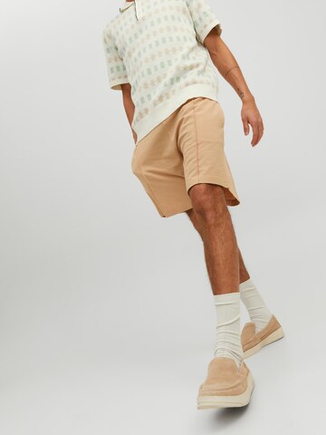 JACK & JONES Regular Pants 'Puck' in Brown
