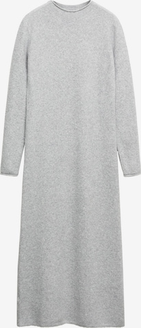 MANGO Плетена рокля 'SEEDS' в сиво: отпред