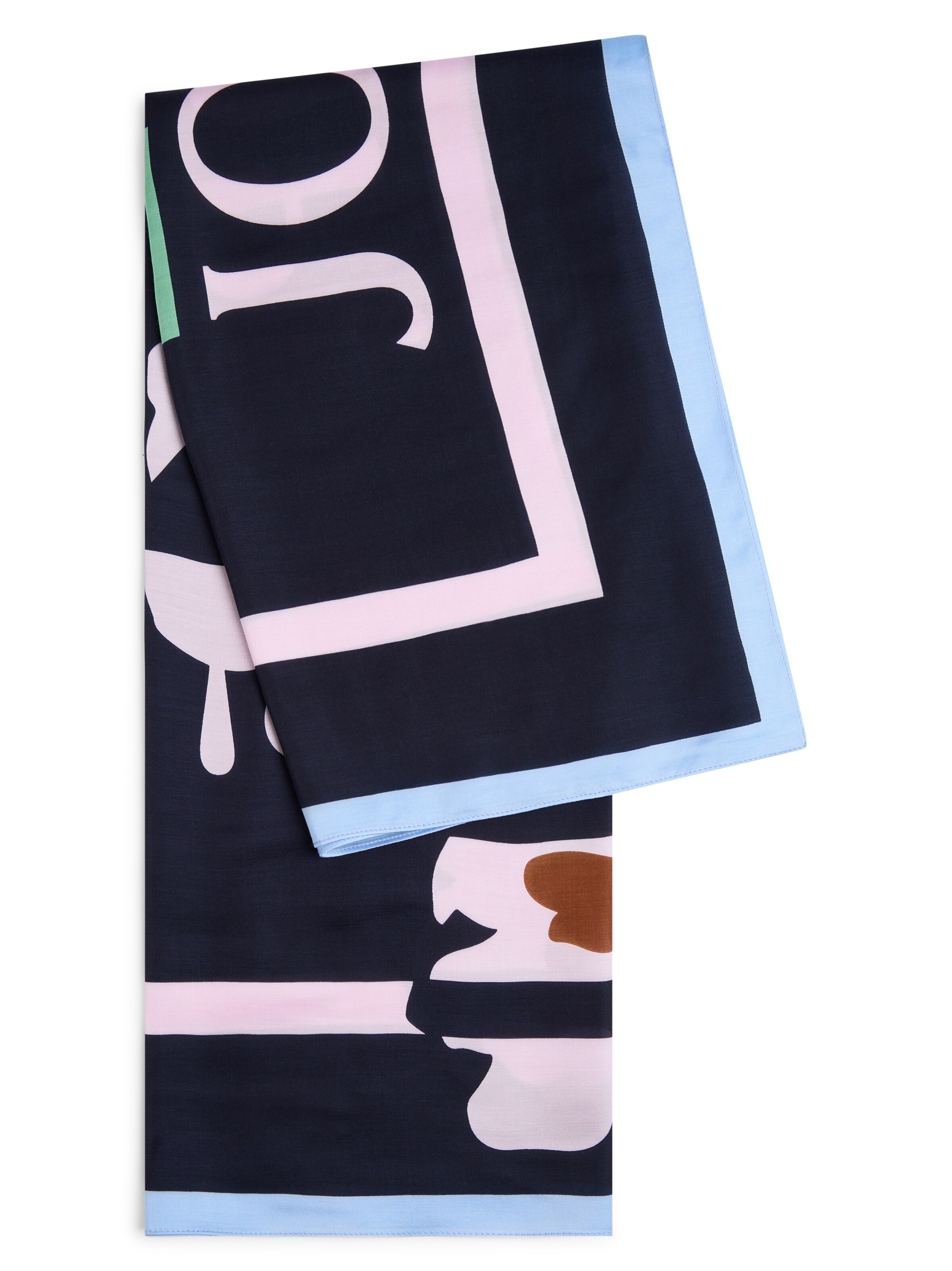 JOOP! Doek 'Alexandra' in Blauw: voorkant