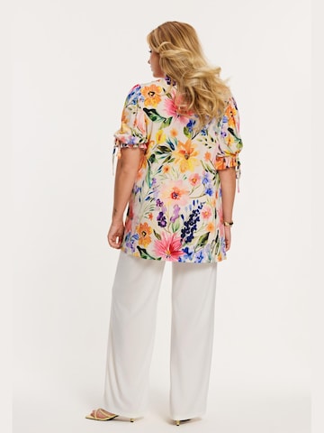 Chemisier YOEK en mélange de couleurs